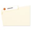 Handwrite Only Self-Adhesive Removable Round Color-Coding Labels, 0.5" dia., Neon Red, 60/Sheet, 14 Sheets/Pack, (5051)2