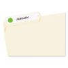 Handwrite Only Self-Adhesive Removable Round Color-Coding Labels, 0.5" dia., Neon Green, 60/Sheet, 14 Sheets/Pack, (5052)2