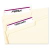 Printable 4" x 6" - Permanent File Folder Labels, 0.69 x 3.44, White, 7/Sheet, 36 Sheets/Pack, (5204)2