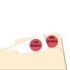 Printable Self-Adhesive Removable Color-Coding Labels, 0.75" dia., Red, 24/Sheet, 42 Sheets/Pack, (5466)2