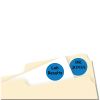Printable Self-Adhesive Removable Color-Coding Labels, 0.75" dia., Dark Blue, 24/Sheet, 42 Sheets/Pack, (5469)2