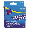 Handwrite-Only Permanent Self-Adhesive Round Color-Coding Labels in Dispensers, 0.25" dia., Dark Blue, 450/Roll, (5793)2