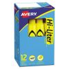 HI-LITER Desk-Style Highlighters, Yellow Ink, Chisel Tip, Yellow/Black Barrel, Dozen1