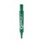 MARKS A LOT Regular Desk-Style Permanent Marker, Broad Chisel Tip, Green, Dozen (7885)1