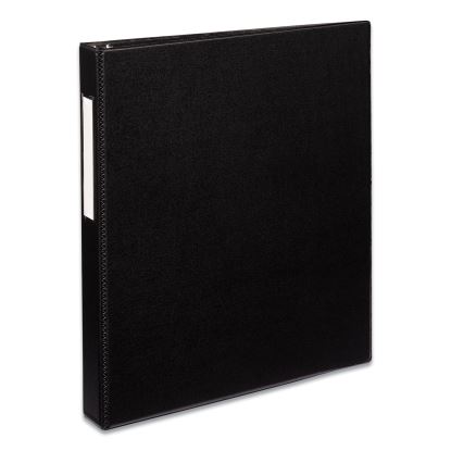 Durable Non-View Binder with DuraHinge and EZD Rings, 3 Rings, 1" Capacity, 11 x 8.5, Black, (8302)1