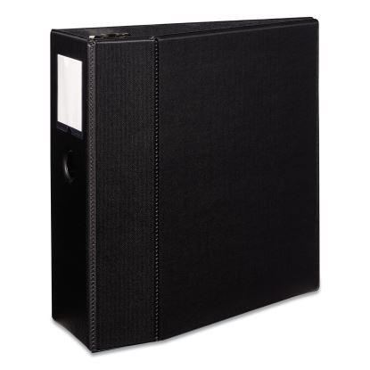 Durable Non-View Binder with DuraHinge and EZD Rings, 3 Rings, 5" Capacity, 11 x 8.5, Black, (8901)1