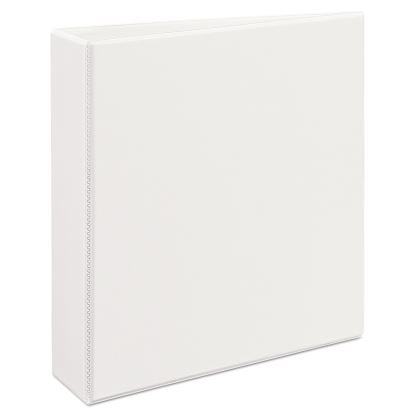 Durable View Binder with DuraHinge and EZD Rings, 3 Rings, 2" Capacity, 11 x 8.5, White, (9501)1
