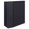 Durable View Binder with DuraHinge and EZD Rings, 3 Rings, 5" Capacity, 11 x 8.5, Black, (9900)1