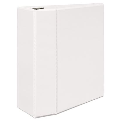 Durable View Binder with DuraHinge and EZD Rings, 3 Rings, 5" Capacity, 11 x 8.5, White, (9901)1