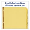 Preprinted Laminated Tab Dividers w/Gold Reinforced Binding Edge, 31-Tab, Letter2