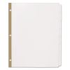 Index Dividers with White Labels, 8-Tab, 11 x 8.5, White, 5 Sets2