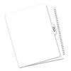 Preprinted Legal Exhibit Side Tab Index Dividers, Avery Style, 26-Tab, 26 to 50, 11 x 8.5, White, 1 Set1