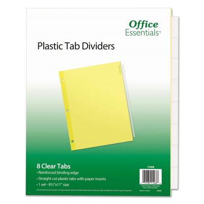 Plastic Insertable Dividers, 8-Tab, Letter1