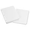 Write and Erase Plain-Tab Paper Dividers, 8-Tab, Letter, White, 24 Sets1