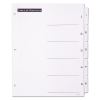 Table 'n Tabs Dividers, 5-Tab, 1 to 5, 11 x 8.5, White, 1 Set2