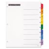 Table 'n Tabs Dividers, 8-Tab, 1 to 8, 11 x 8.5, White, 1 Set2