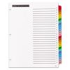 Table 'n Tabs Dividers, 26-Tab, A to Z, 11 x 8.5, White, 1 Set2