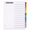 Table 'n Tabs Dividers, 12-Tab, Jan. to Dec., 11 x 8.5, White, 1 Set2