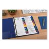 Customizable Table of Contents Ready Index Dividers with Multicolor Tabs, 8-Tab, 1 to 8, 11 x 8.5, Translucent, 1 Set2