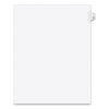 Preprinted Legal Exhibit Side Tab Index Dividers, Avery Style, 10-Tab, 2, 11 x 8.5, White, 25/Pack1