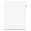 Preprinted Legal Exhibit Side Tab Index Dividers, Avery Style, 10-Tab, 3, 11 x 8.5, White, 25/Pack1