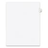 Preprinted Legal Exhibit Side Tab Index Dividers, Avery Style, 10-Tab, 4, 11 x 8.5, White, 25/Pack1