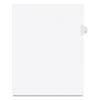 Preprinted Legal Exhibit Side Tab Index Dividers, Avery Style, 10-Tab, 7, 11 x 8.5, White, 25/Pack1