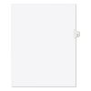 Preprinted Legal Exhibit Side Tab Index Dividers, Avery Style, 10-Tab, 9, 11 x 8.5, White, 25/Pack1