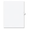 Preprinted Legal Exhibit Side Tab Index Dividers, Avery Style, 10-Tab, 12, 11 x 8.5, White, 25/Pack1