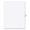 Preprinted Legal Exhibit Side Tab Index Dividers, Avery Style, 10-Tab, 13, 11 x 8.5, White, 25/Pack1