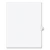 Preprinted Legal Exhibit Side Tab Index Dividers, Avery Style, 10-Tab, 15, 11 x 8.5, White, 25/Pack1