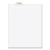 Avery-Style Preprinted Legal Bottom Tab Divider, Exhibit D, Letter, White, 25/PK1