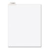 Avery-Style Preprinted Legal Bottom Tab Divider, Exhibit E, Letter, White, 25/PK1