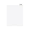 Avery-Style Preprinted Legal Bottom Tab Divider, Exhibit F, Letter, White, 25/PK1