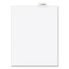 Avery-Style Preprinted Legal Bottom Tab Divider, Exhibit G, Letter, White, 25/PK1