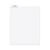 Avery-Style Preprinted Legal Bottom Tab Divider, Exhibit J, Letter, White, 25/PK1