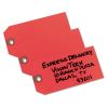 Unstrung Shipping Tags, 11.5 pt. Stock, 4.75 x 2.38, Red, 1,000/Box1
