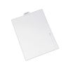 Avery-Style Preprinted Legal Bottom Tab Dividers, Exhibit W, Letter, 25/Pack1