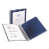 Flexi-View Binder with Round Rings, 3 Rings, 0.5" Capacity, 11 x 8.5, Navy Blue2