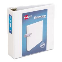 Showcase Economy View Binder with Round Rings, 3 Rings, 3" Capacity, 11 x 8.5, White1