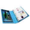 Mini Size Protect and Store View Binder with Round Rings, 3 Rings, 1" Capacity, 8.5 x 5.5, Blue2