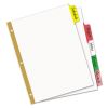 Write and Erase Big Tab Paper Dividers, 5-Tab, Multicolor, Letter2