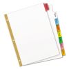 Write and Erase Big Tab Paper Dividers, 8-Tab, Multicolor, Letter2