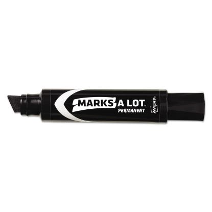 MARKS A LOT Extra-Large Desk-Style Permanent Marker, Extra-Broad Chisel Tip, Black (24148)1