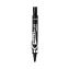 MARKS A LOT Large Desk-Style Permanent Marker with Metal Pocket Clip, Broad Bullet Tip, Black, Dozen (24878)1