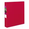 Durable Non-View Binder with DuraHinge and Slant Rings, 3 Rings, 1.5" Capacity, 11 x 8.5, Red1