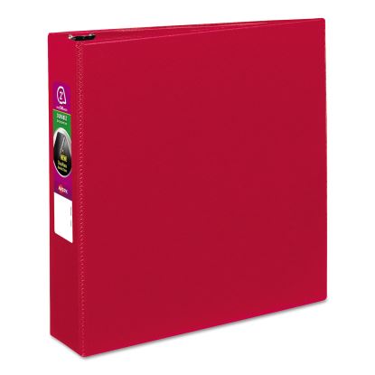 Durable Non-View Binder with DuraHinge and Slant Rings, 3 Rings, 2" Capacity, 11 x 8.5, Red1
