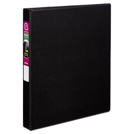 Durable Non-View Binder with DuraHinge and Slant Rings, 3 Rings, 1" Capacity, 11 x 8.5, Black1