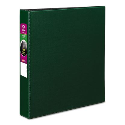 Durable Non-View Binder with DuraHinge and Slant Rings, 3 Rings, 1.5" Capacity, 11 x 8.5, Green1