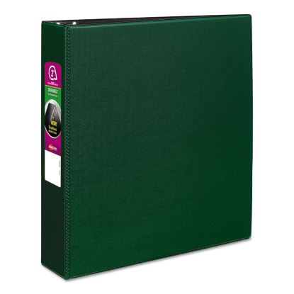 Durable Non-View Binder with DuraHinge and Slant Rings, 3 Rings, 2" Capacity, 11 x 8.5, Green1